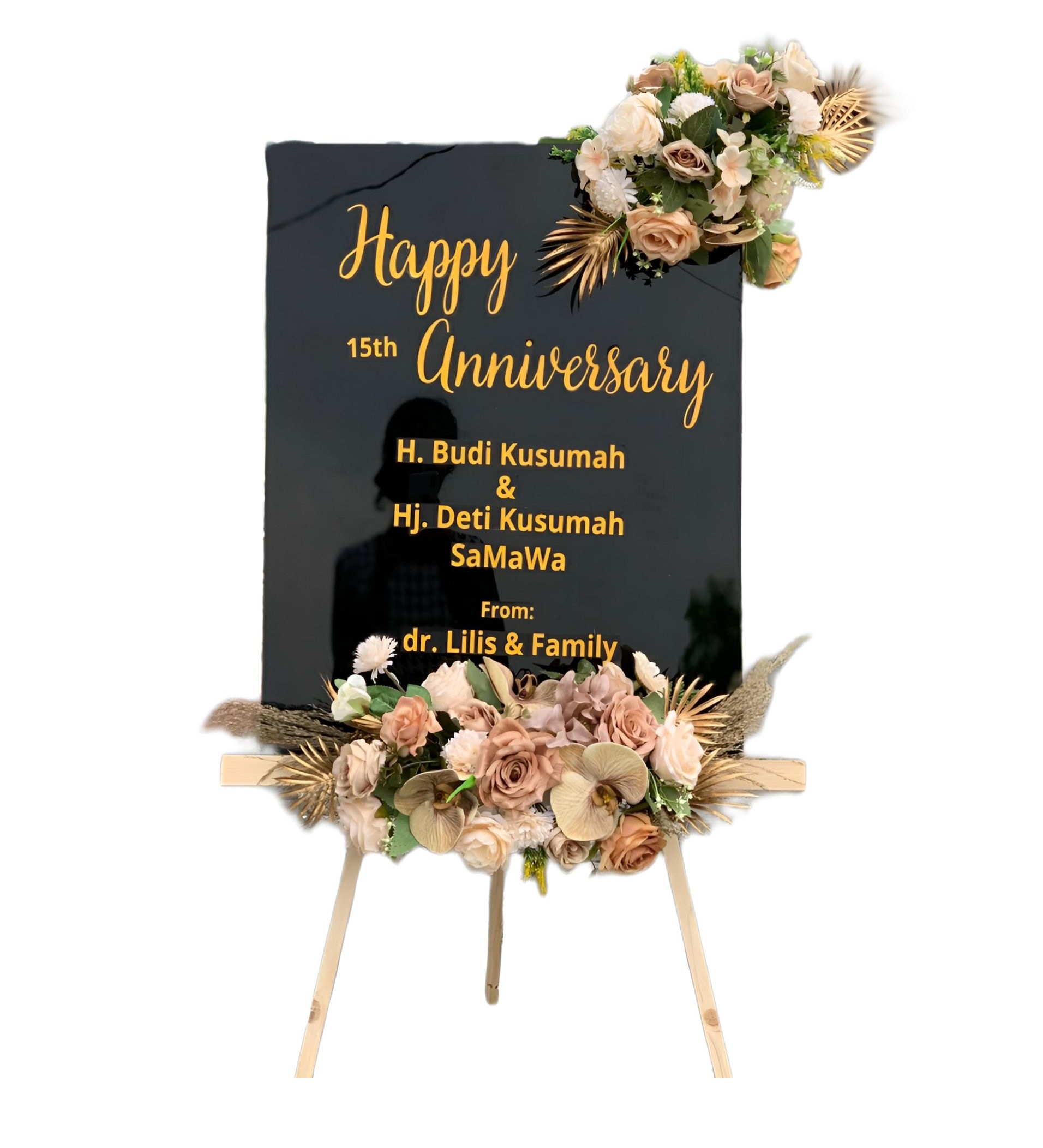 Papan Bunga Akrilik Wonomerto