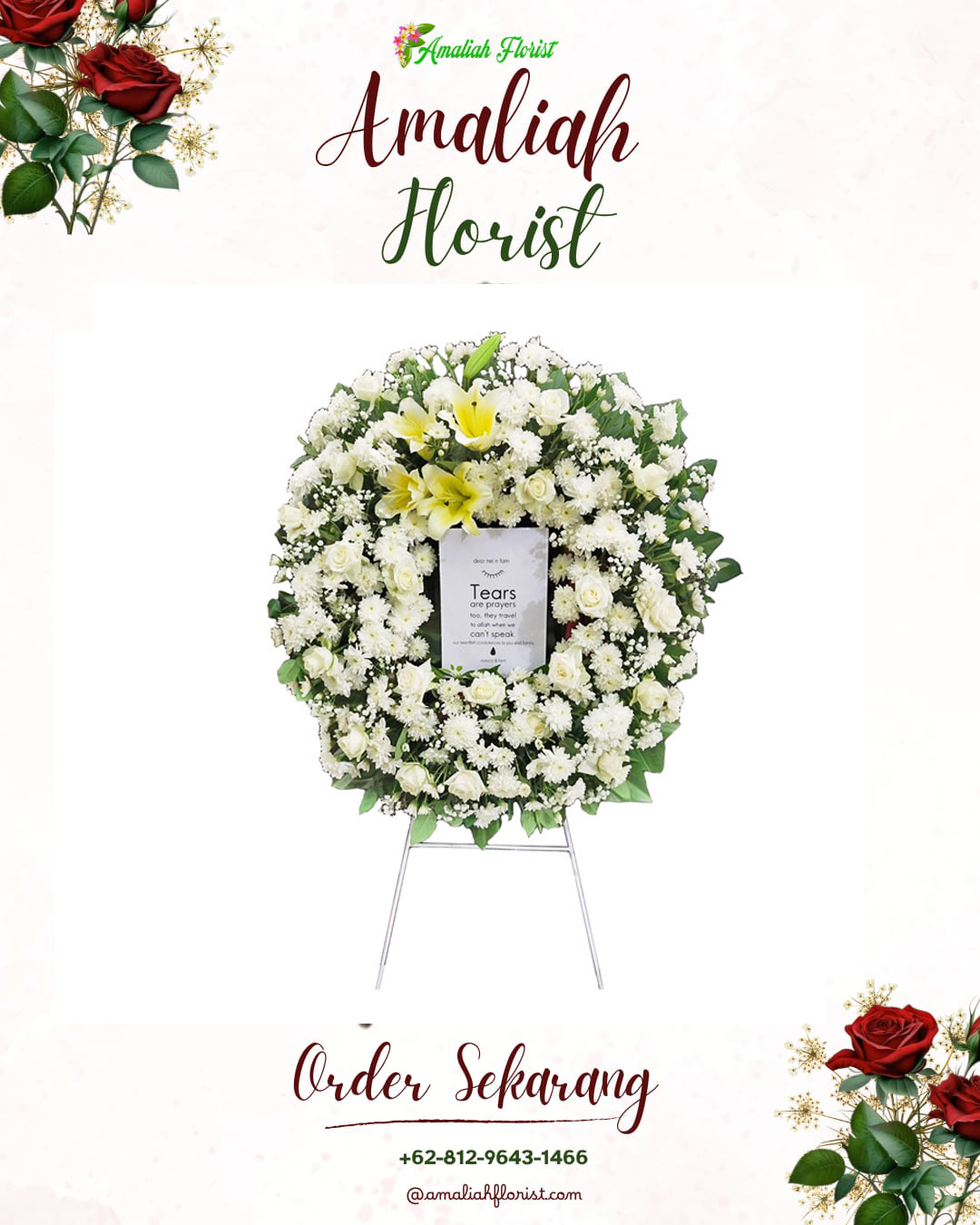 Krans Bunga Duka Wonomerto